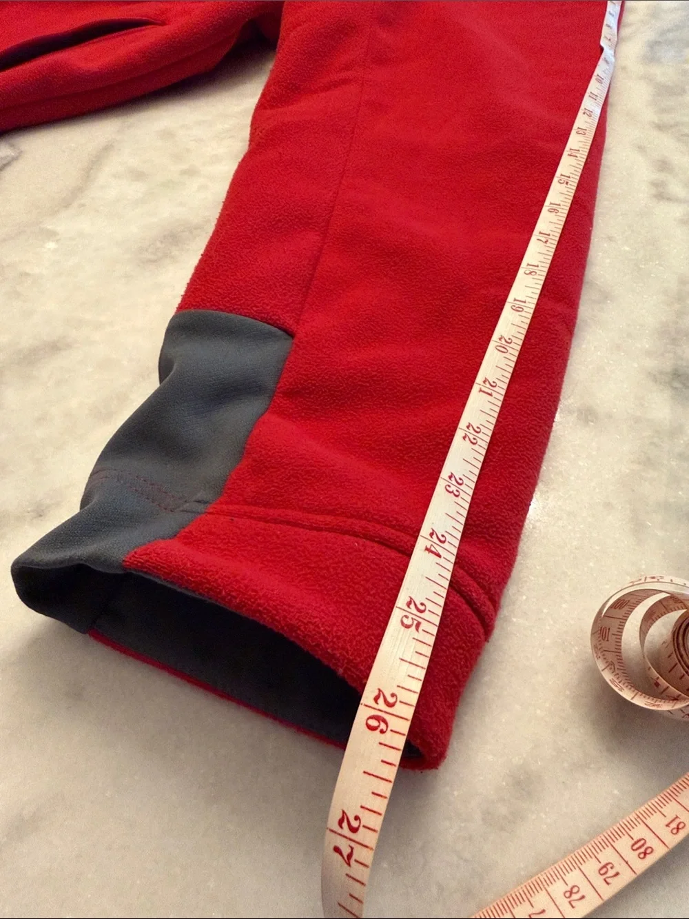 The North Face Men's Red and Grey Jacket size XL